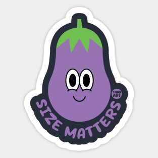 size matters Sticker